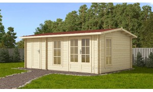 Log cabin ROSE 6x4m (24m²),...